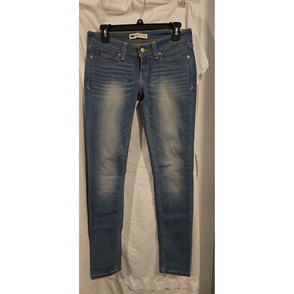 Levi's Demi Curve Low Rise Skinny Blue Jeans (Women Size 26/‎ 32) Levi Strauss